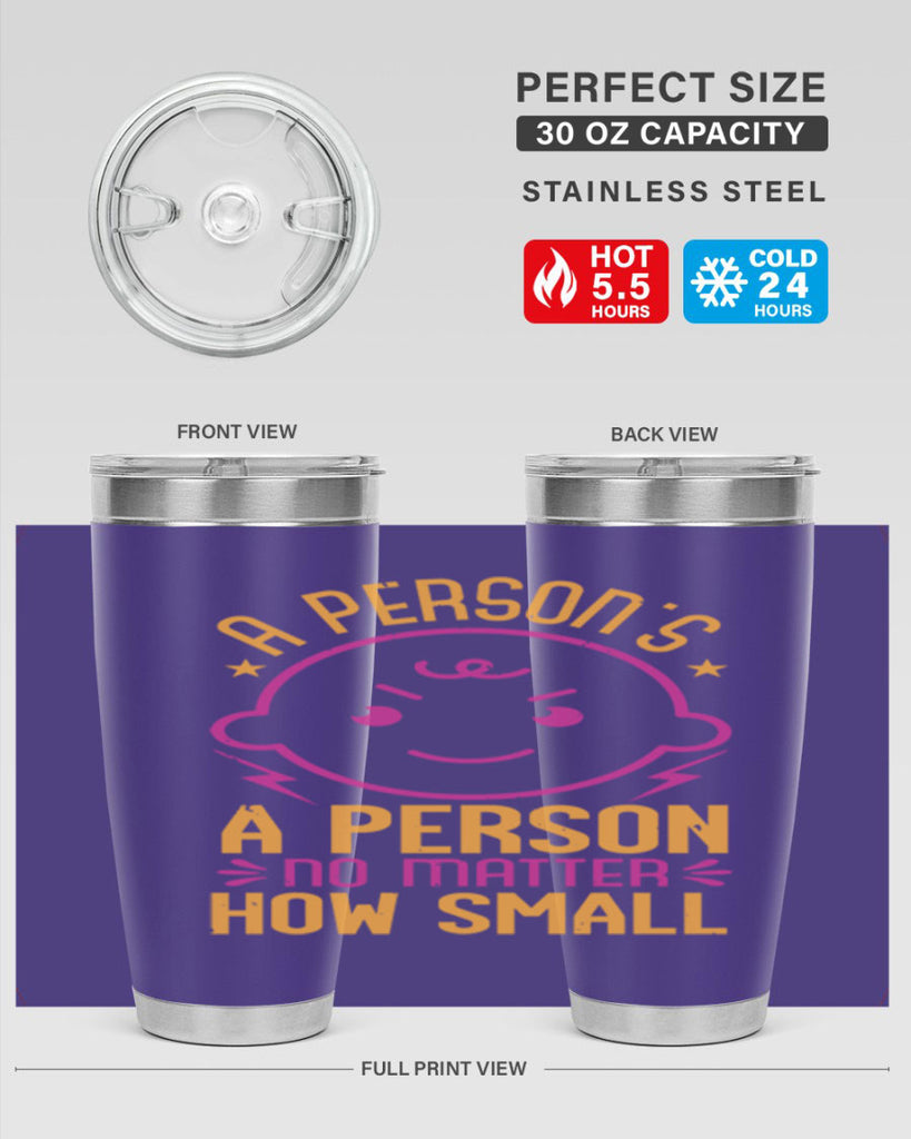 A person is a person no matter how small Style 39#- baby shower- tumbler