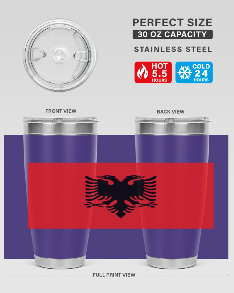 Albania 196#- world flags- Tumbler