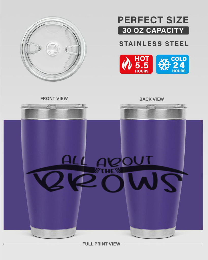 All About The Brows Style 147#- make up- Tumbler