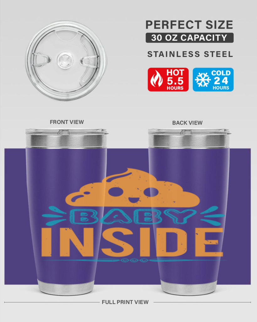 Baby Inside Style 1#- baby shower- tumbler