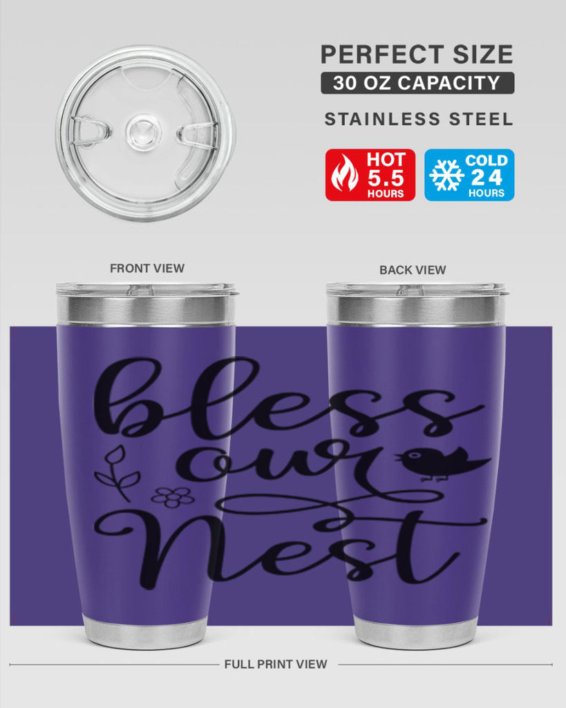 Bless our nest  68#- spring- Tumbler