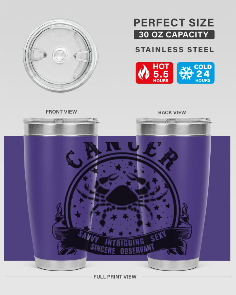 Cancer 13#- zodiac- Tumbler