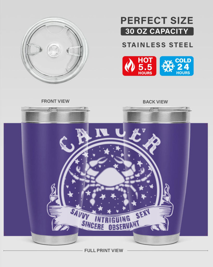 Cancer 14#- zodiac- Tumbler