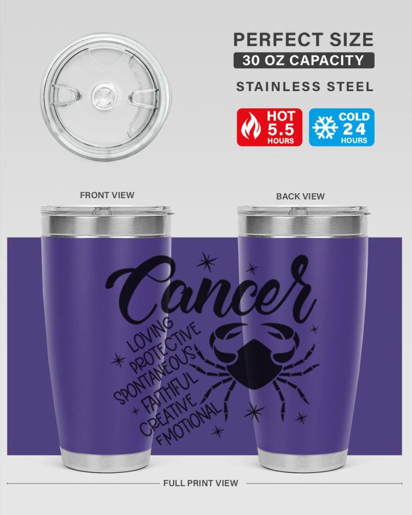 Cancer 151#- zodiac- Tumbler