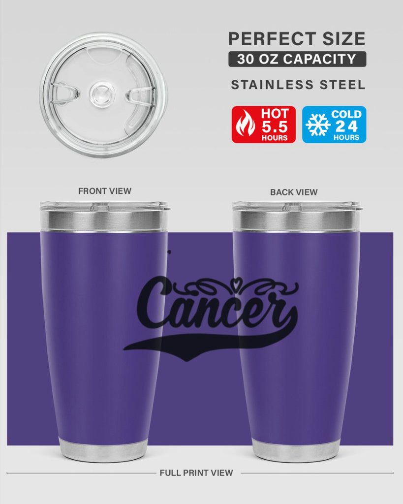 Cancer 155#- zodiac- Tumbler