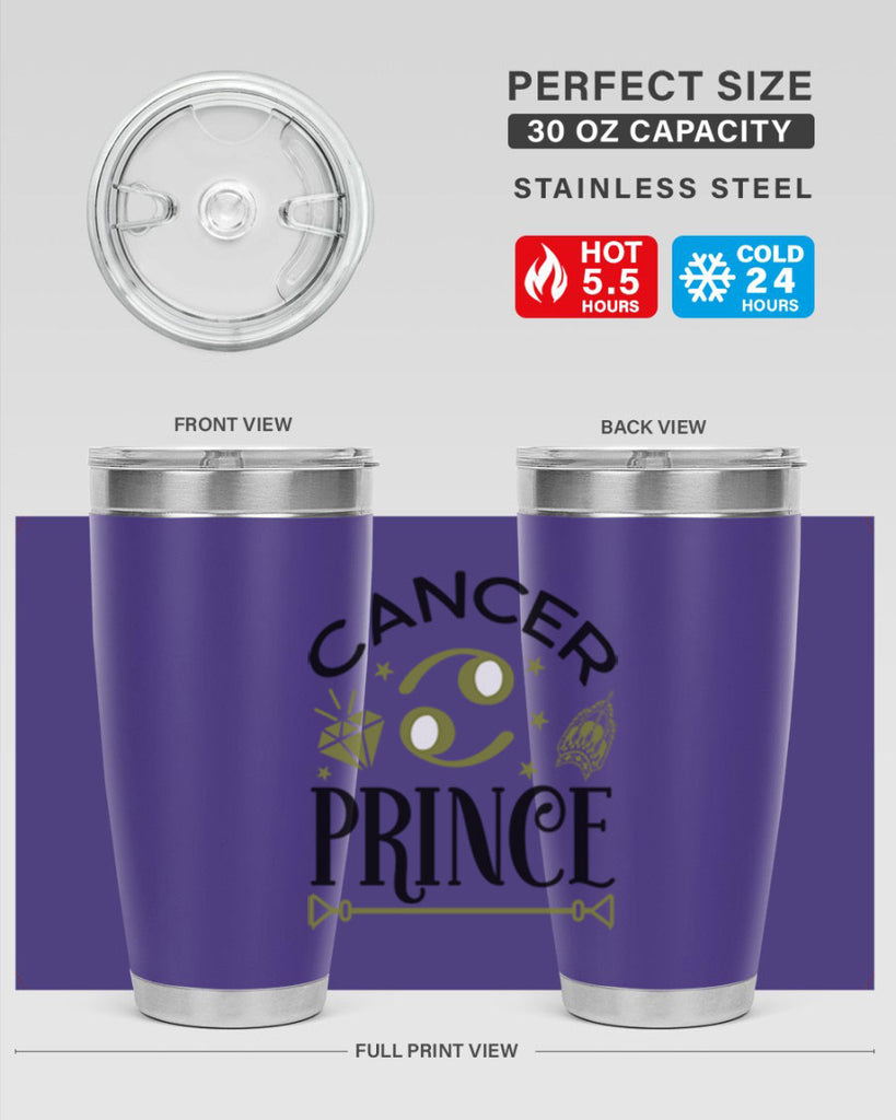 Cancer prince 159#- zodiac- Tumbler