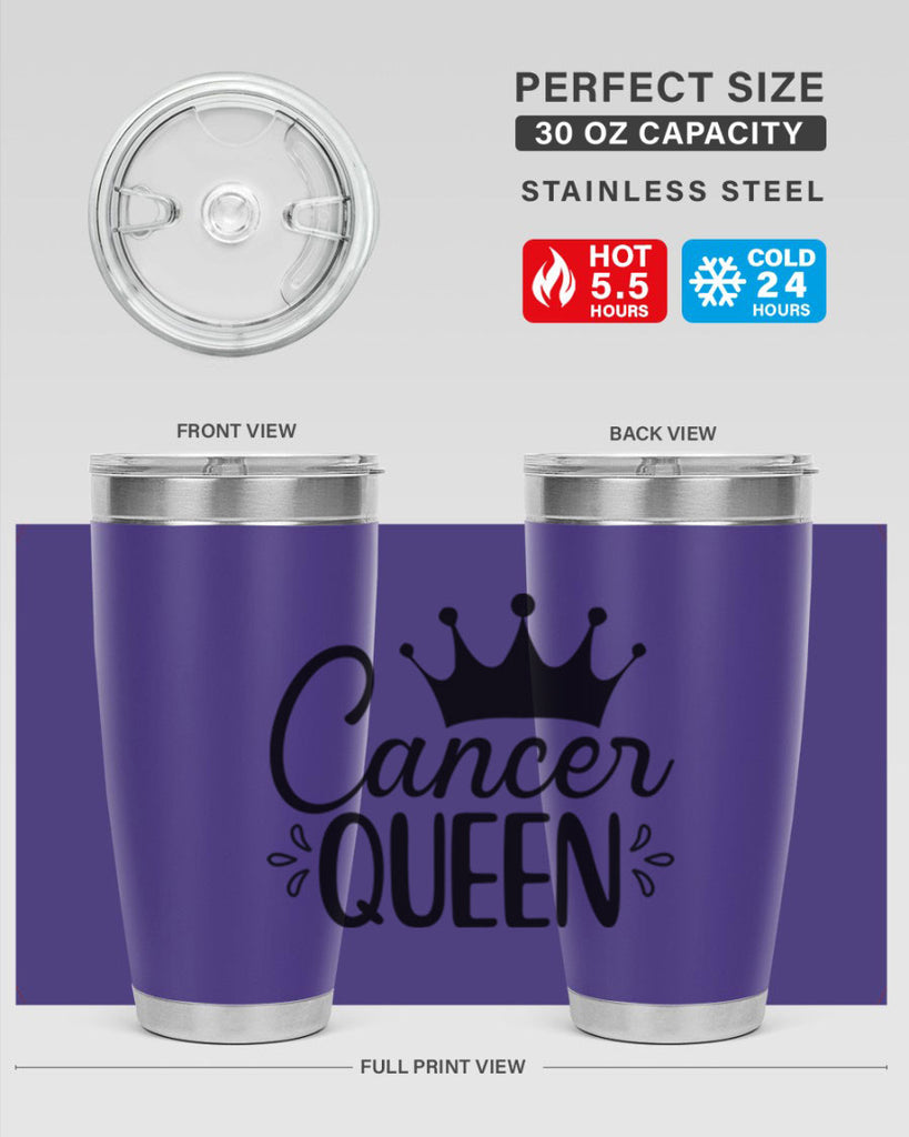 Cancer queen 161#- zodiac- Tumbler