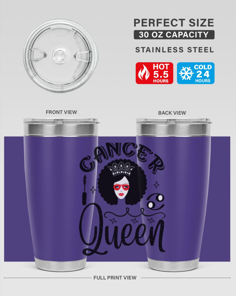 Cancer queen 162#- zodiac- Tumbler