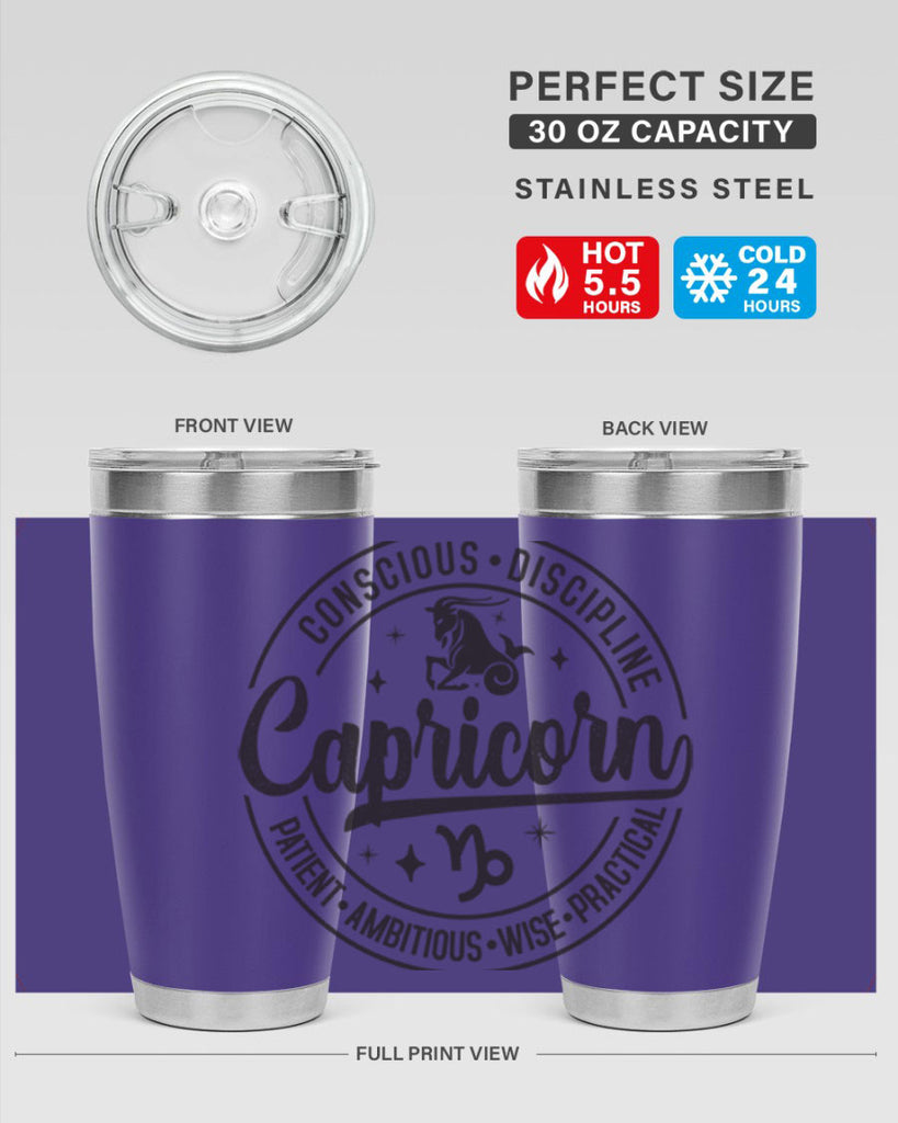 Capricorn 190#- zodiac- Tumbler
