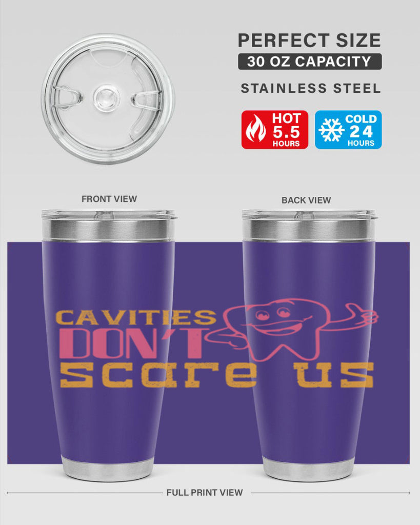 Cavities don’t scare us Style 49#- dentist- tumbler