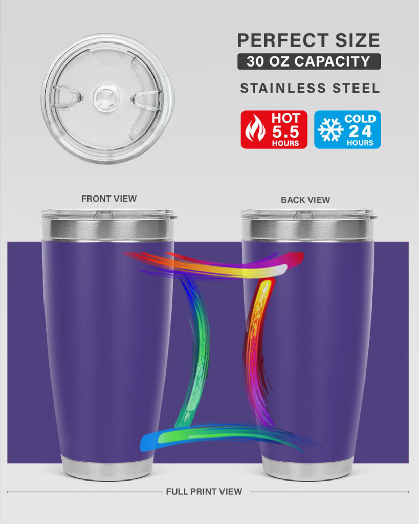 Gemini 222#- zodiac- Tumbler