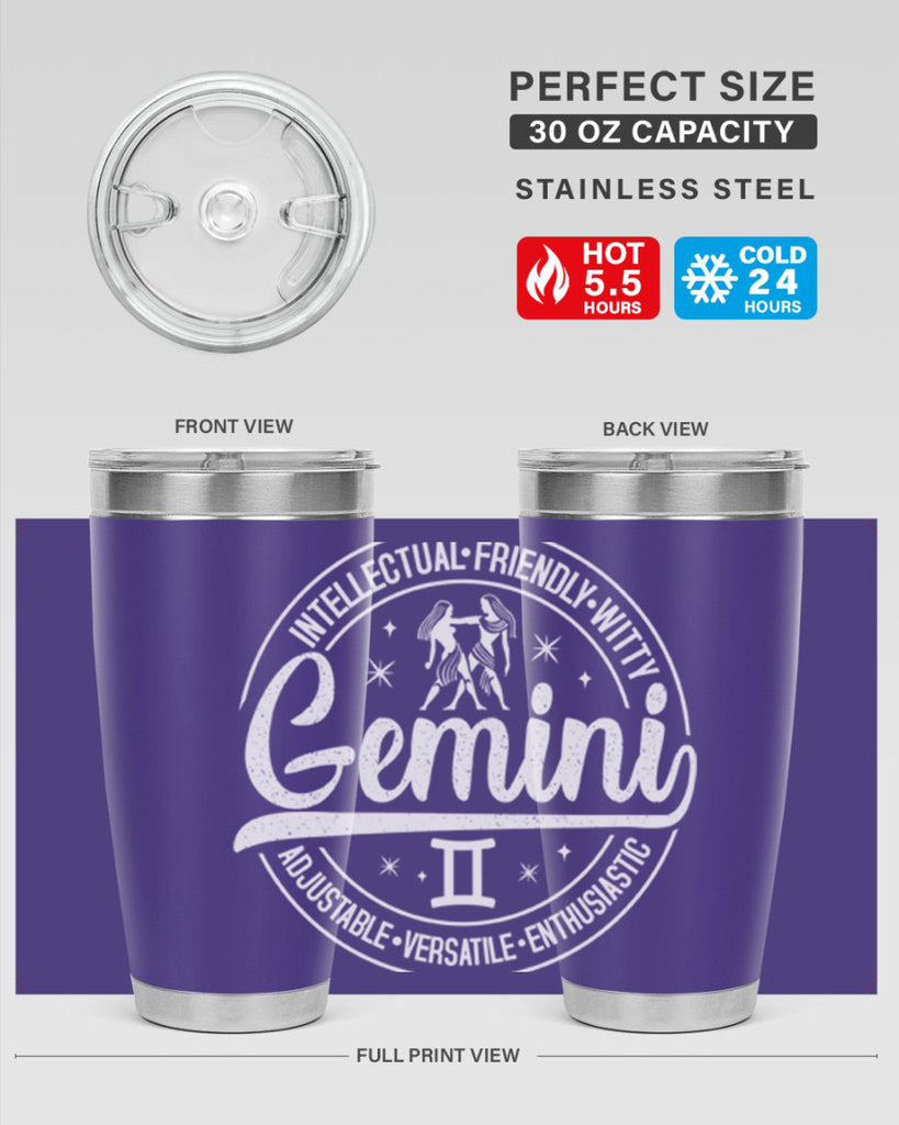 Gemini 226#- zodiac- Tumbler