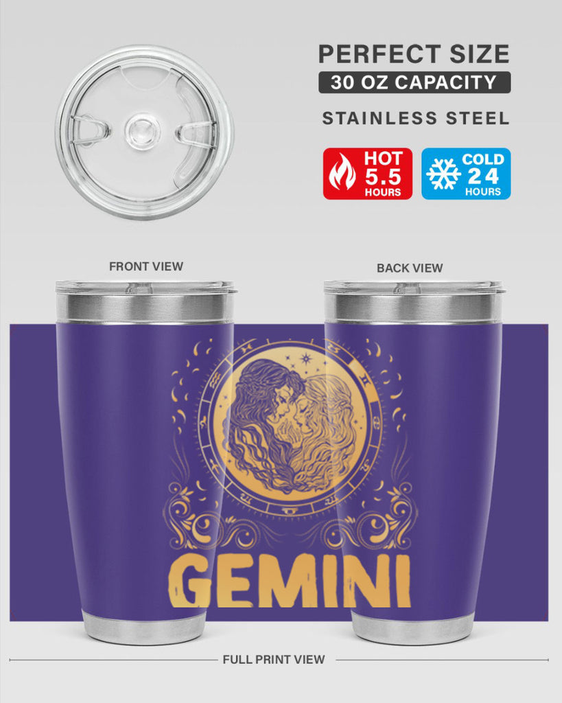 Gemini 234#- zodiac- Tumbler