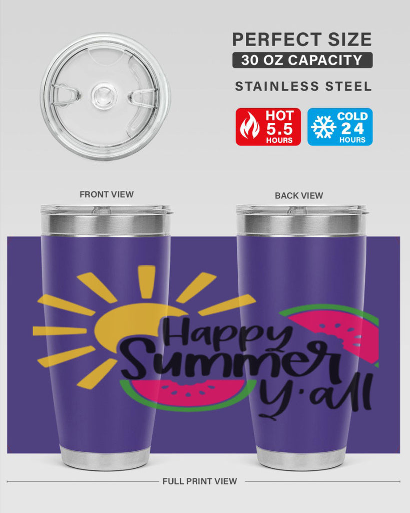 Happy Summer Yall Style 41#- summer- Tumbler