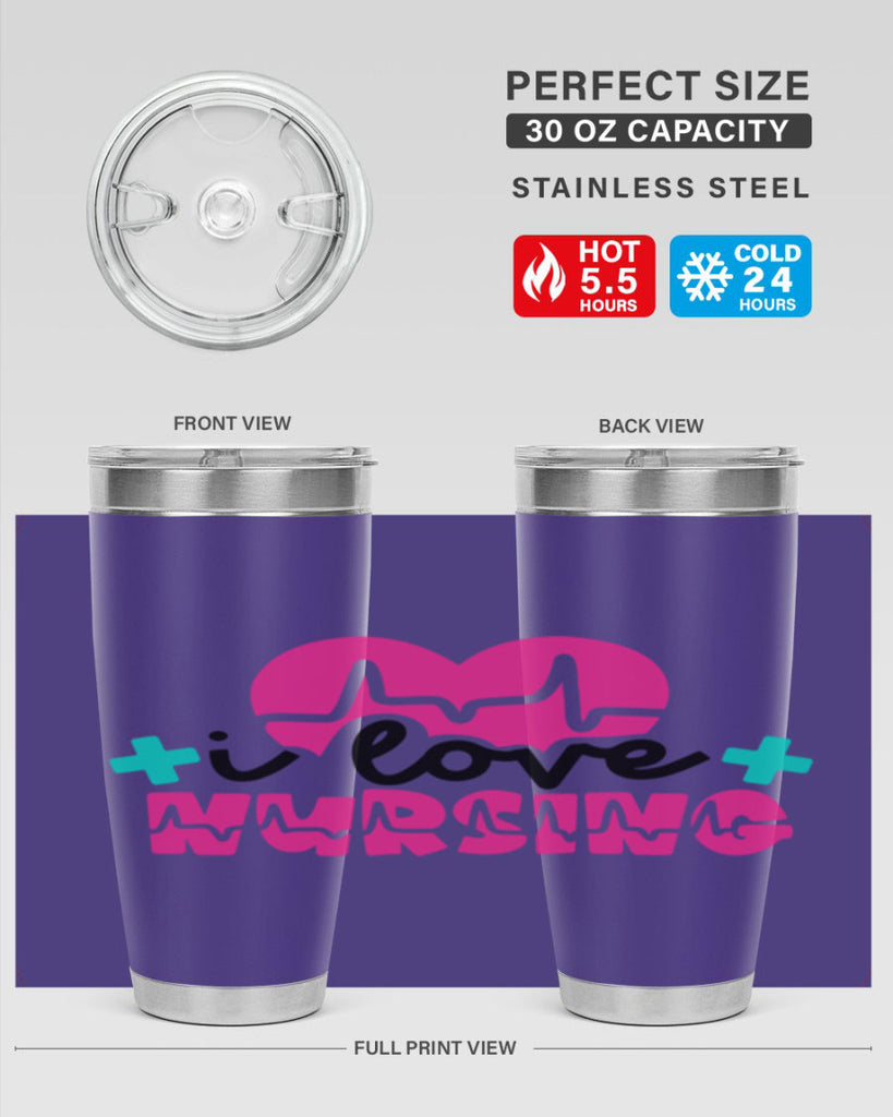 I Love Nursing Style Style 170#- nurse- tumbler