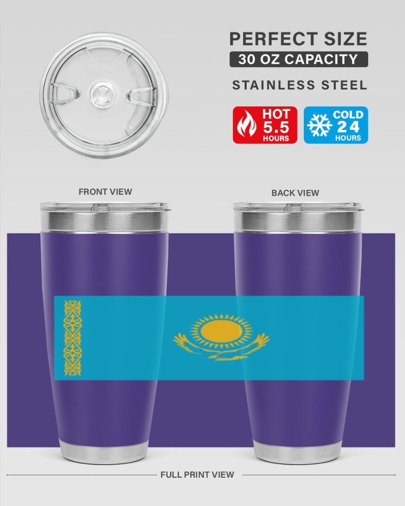 Kazakhstan 111#- world flags- Tumbler