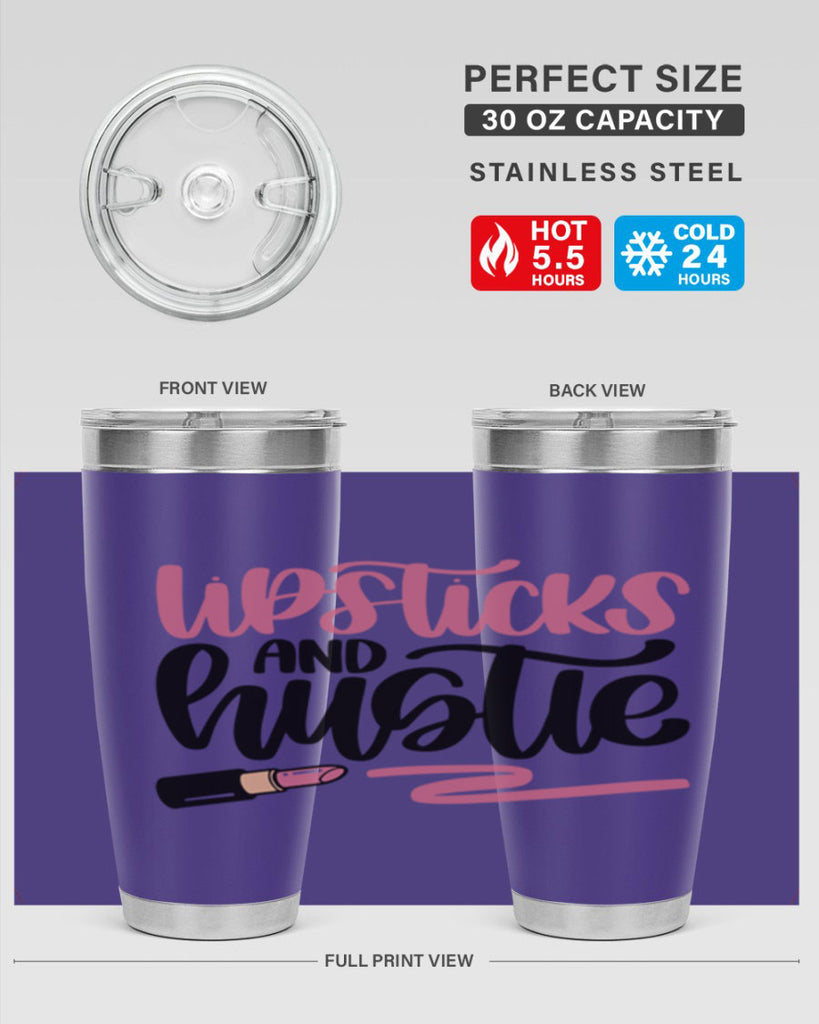 Lipstick And Hustie Style 59#- make up- Tumbler