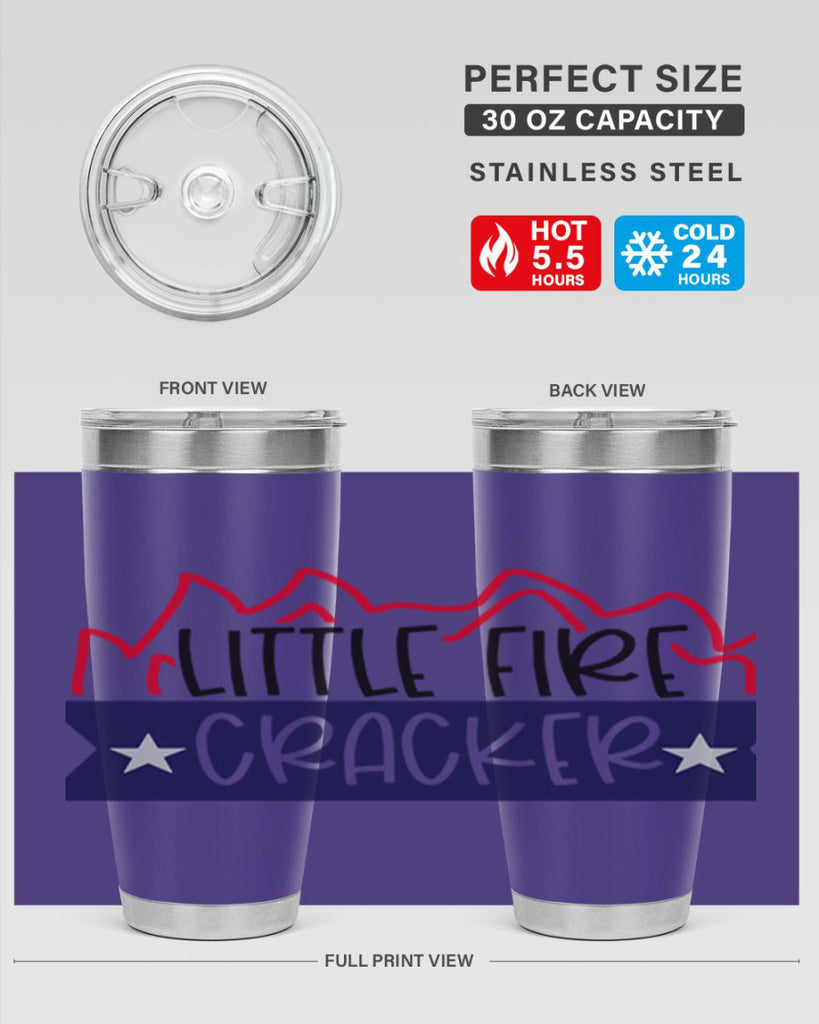 Little Fire Cracker Style 161#- Fourt Of July- Tumbler