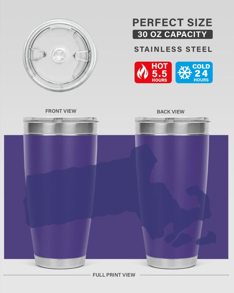 Massachusetts 30#- stateflags- Tumbler