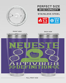 Neueste Antiviren Definition Style 28#- corona virus- Tumbler