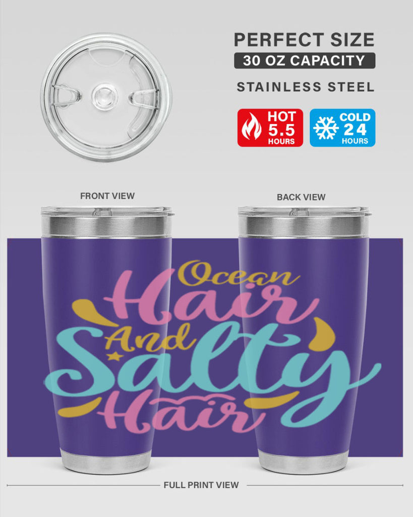 OCEAN HAIR SALTY HAIR Style 60#- summer- Tumbler