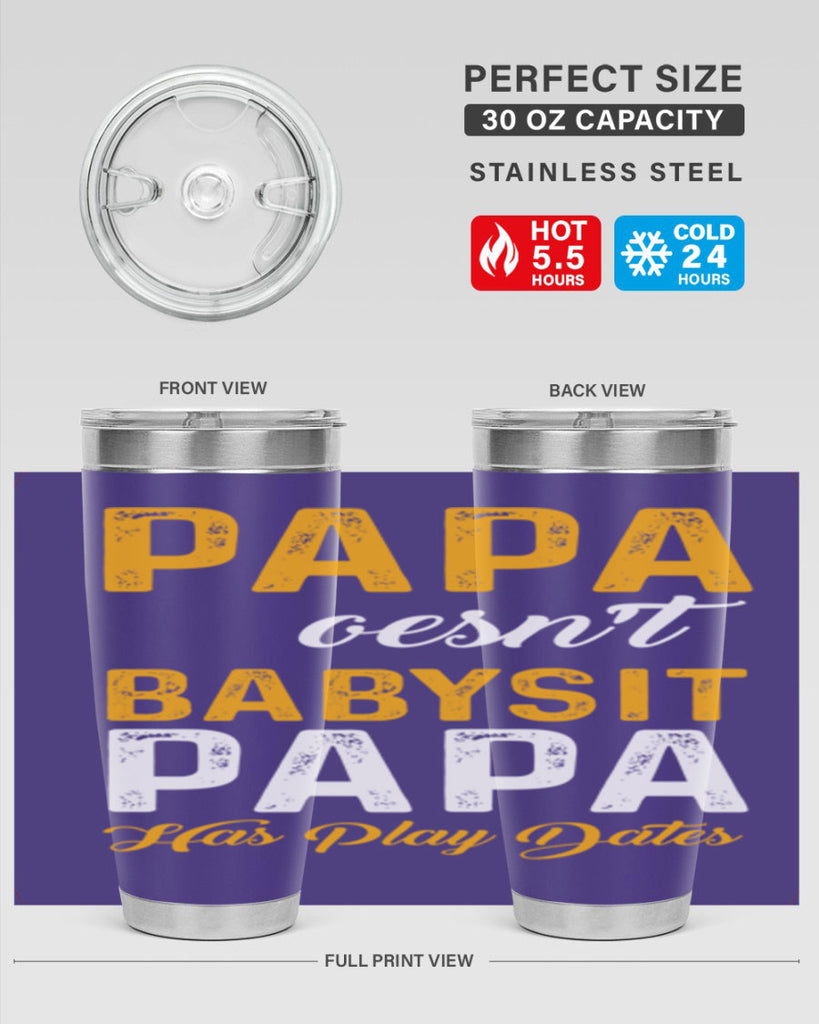 Papa 124#- grandpa - papa- Tumbler