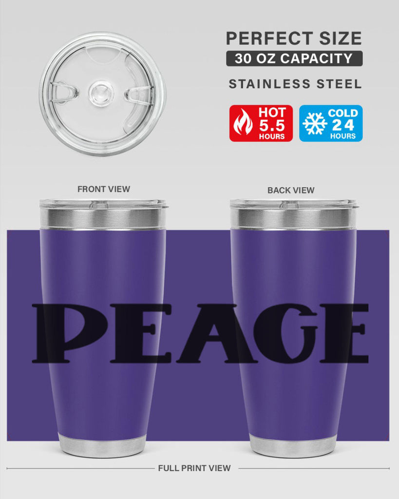 Peace Style 40#- St Patricks Day- Tumbler