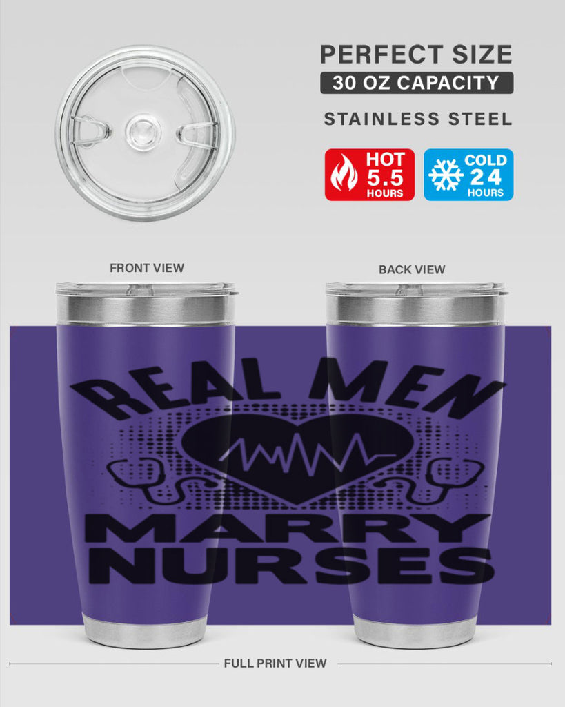 Real men Style 253#- nurse- tumbler