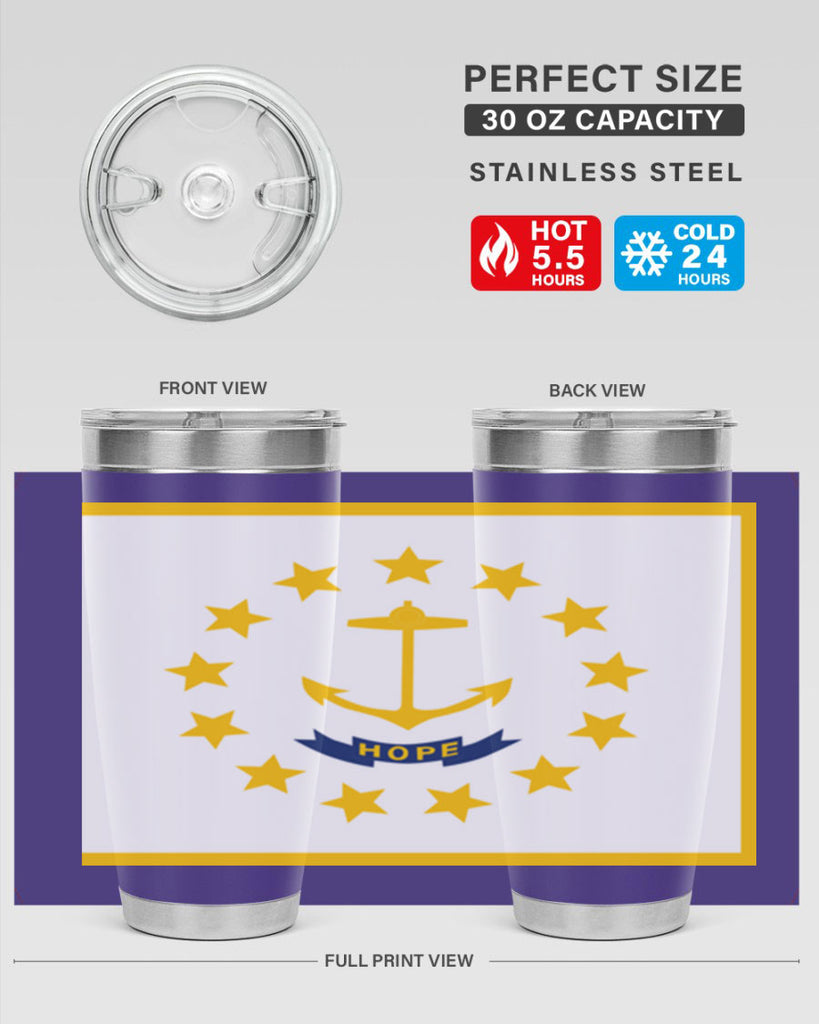 Rhode Island 13#- Us Flags- Tumbler