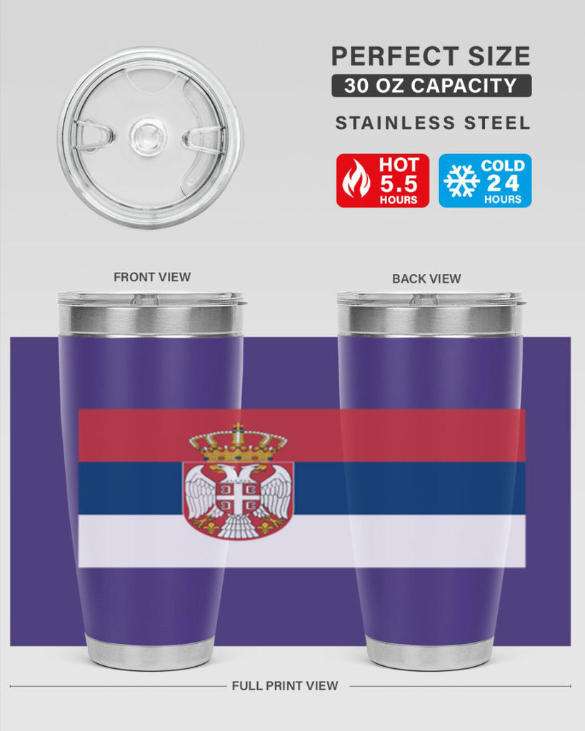 Serbia 44#- world flags- Tumbler