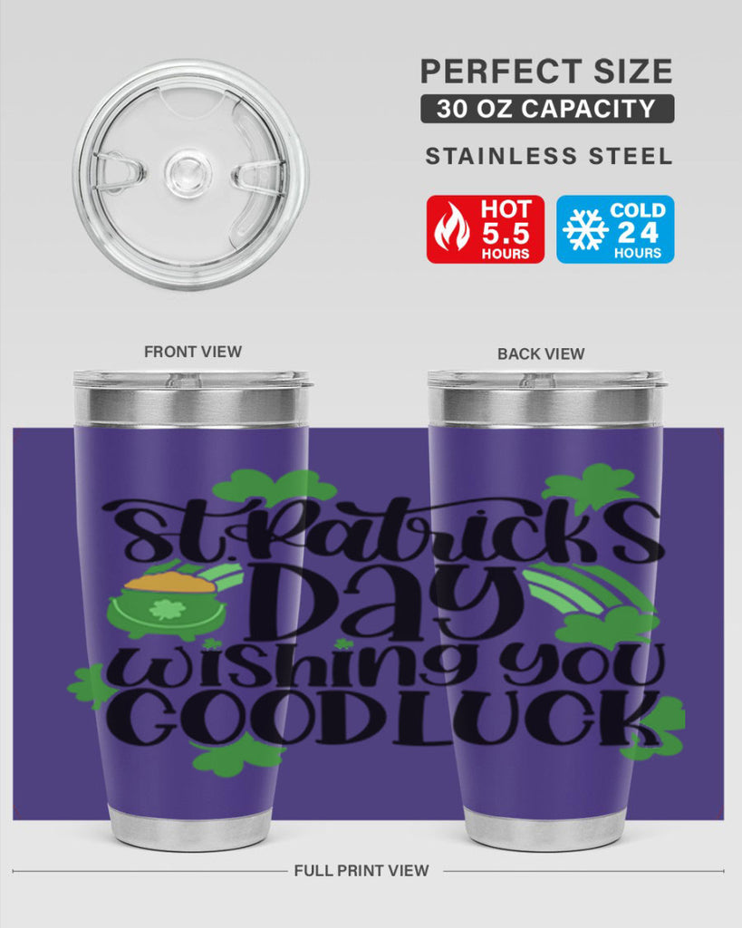 St Patricks Day Wishing You Good Luck Style 27#- St Patricks Day- Tumbler