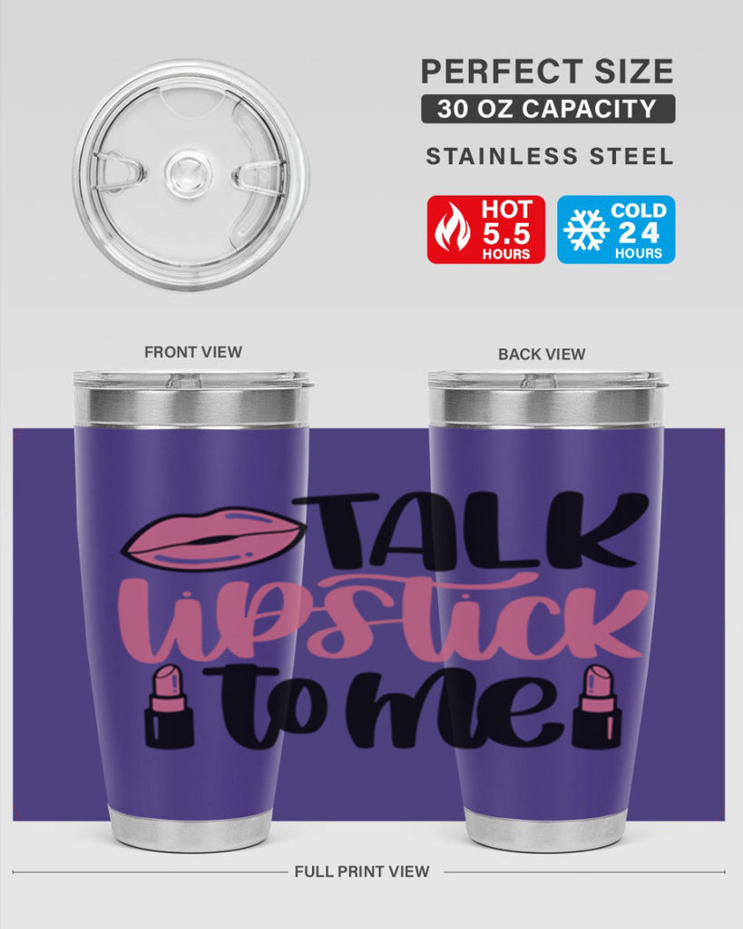 Talk Lipstick To Me Style 15#- make up- Tumbler