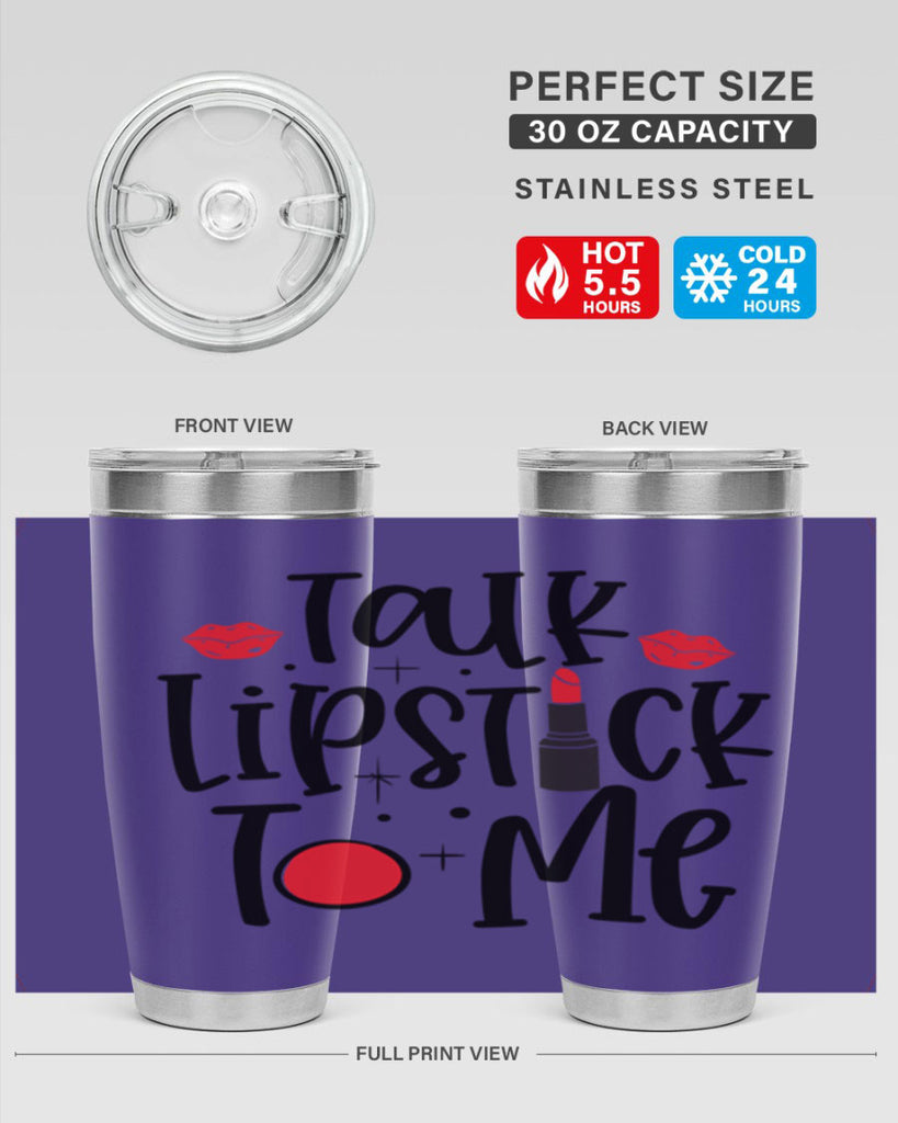 Talk Lipstick To Me Style 218#- make up- Tumbler