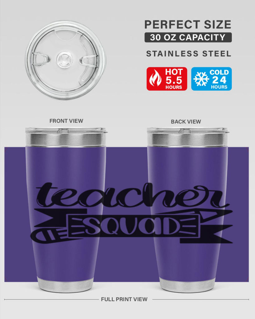 Teacher Squad Style 48#- teacher- tumbler