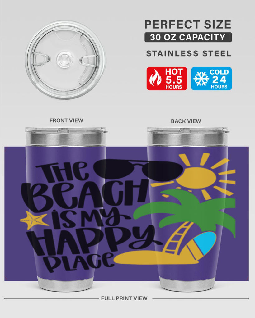 The Beach Is My Happy Place Style 12#- summer- Tumbler