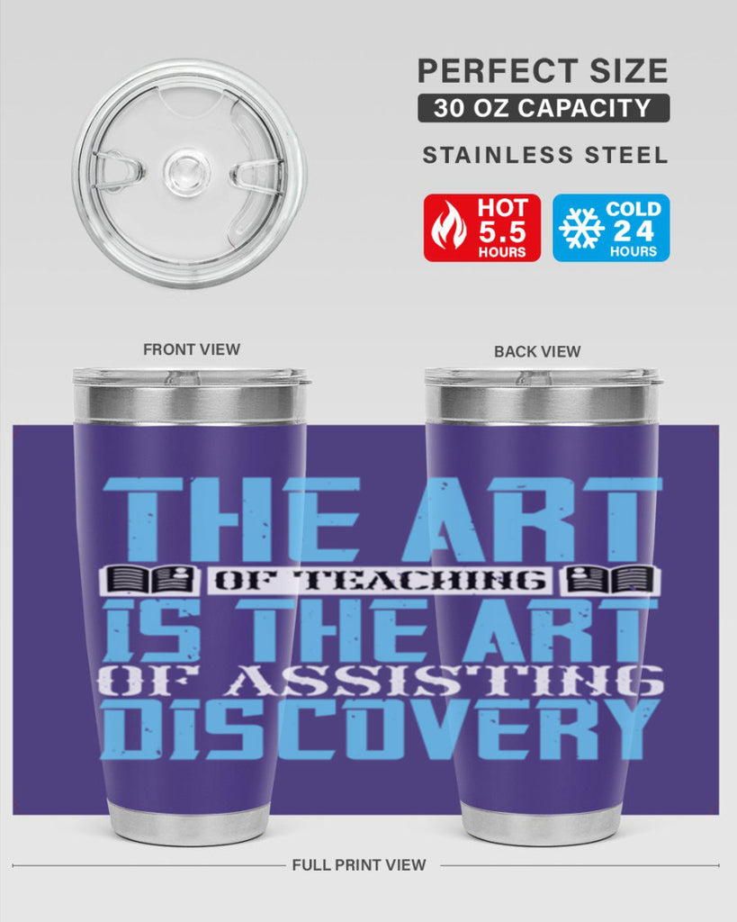 The art of teaching is the art of assisting discovery Style 15#- coaching- tumbler