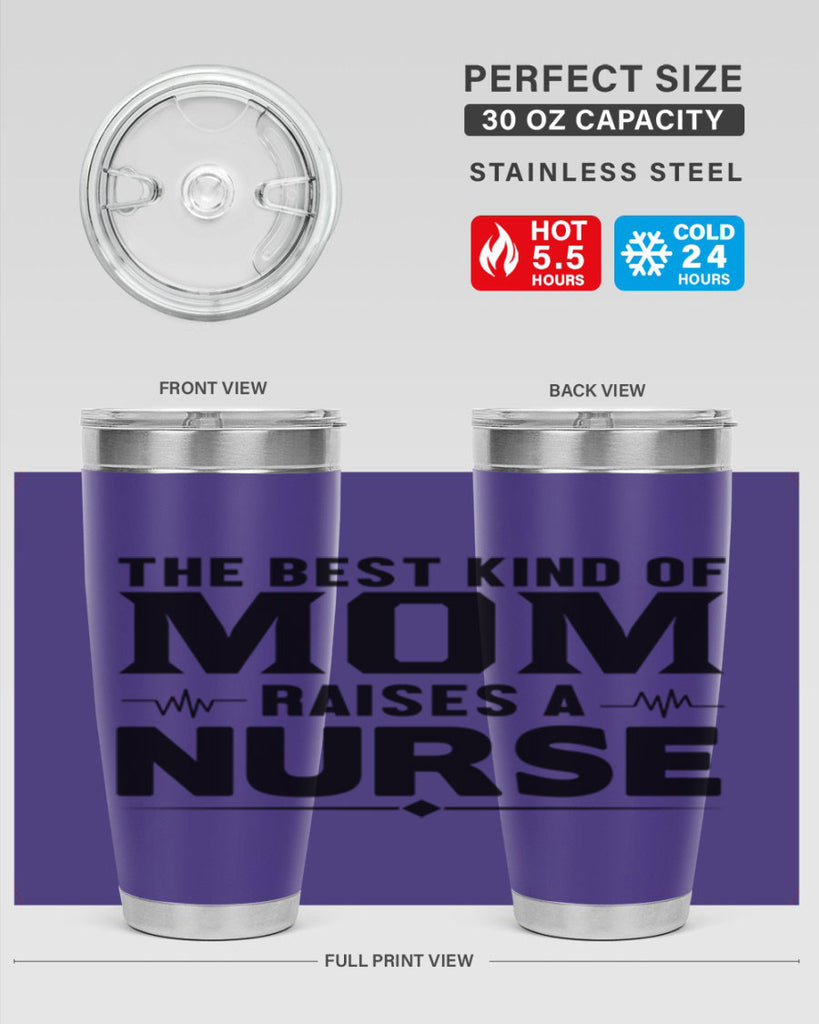 The best kind of mom Style 242#- nurse- tumbler