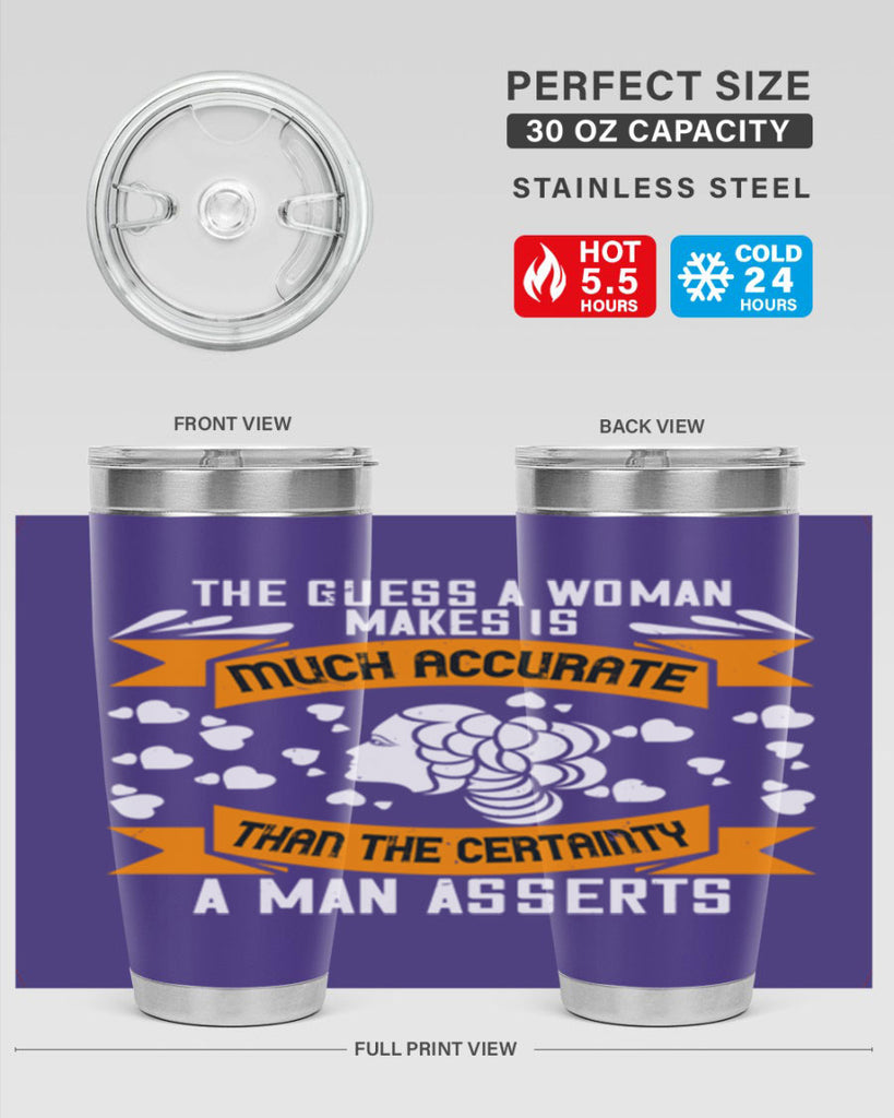 The guess a woman makes is much accurate Style 31#- womens day- Tumbler