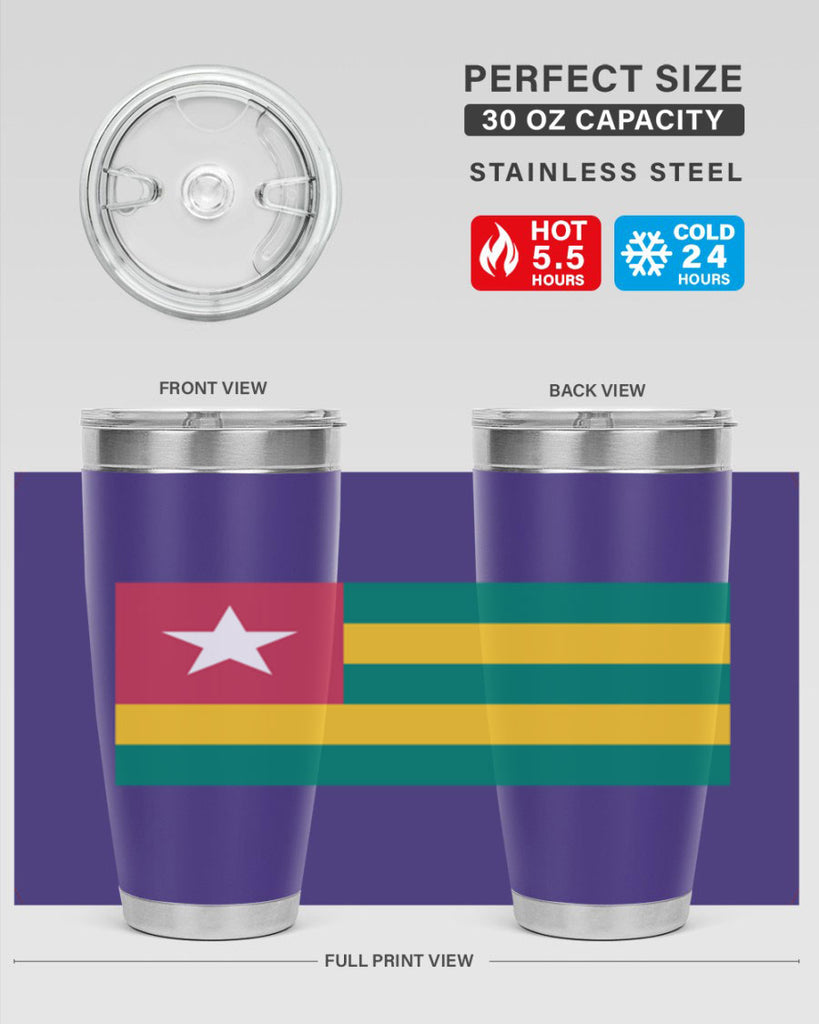 Togo 21#- world flags- Tumbler