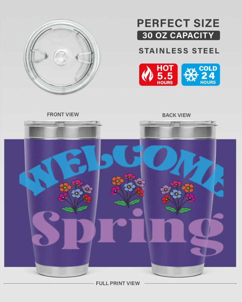 Welcome Spring  600#- spring- Tumbler