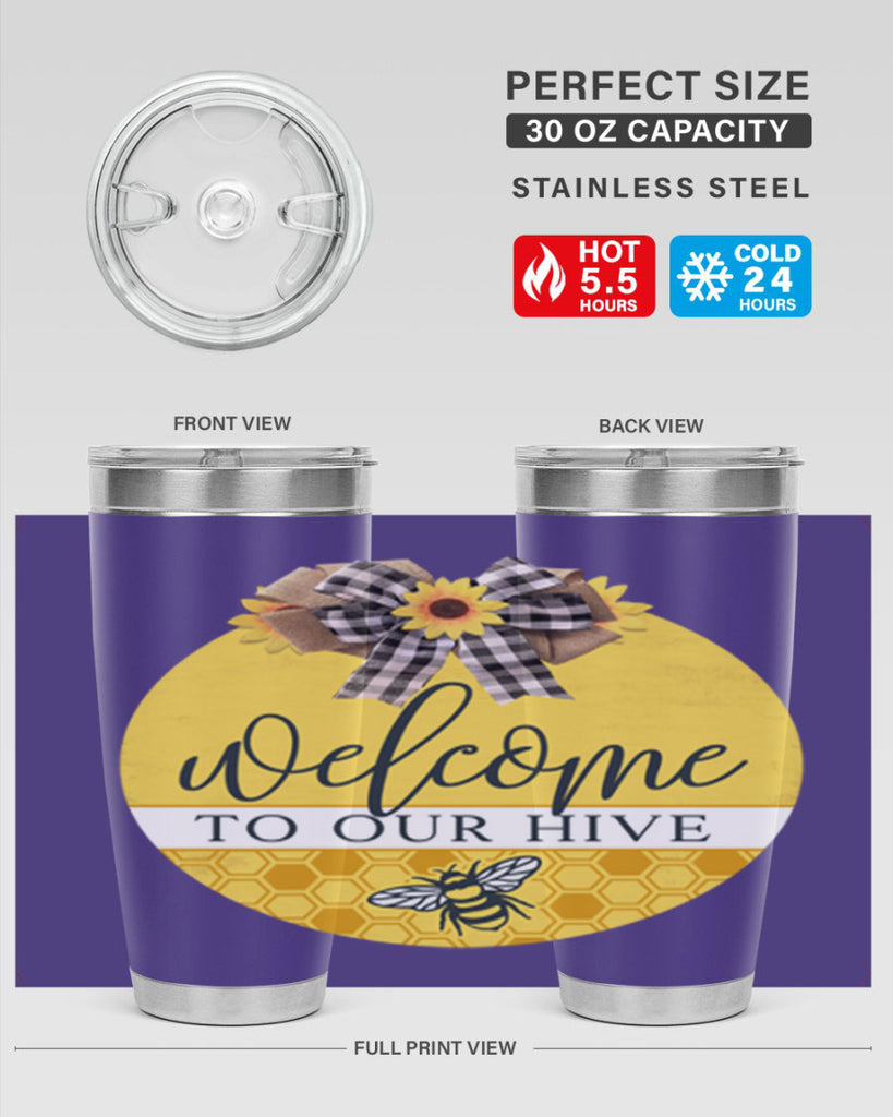 Welcome to our Hive complete yellow Mockup589#- spring- Tumbler