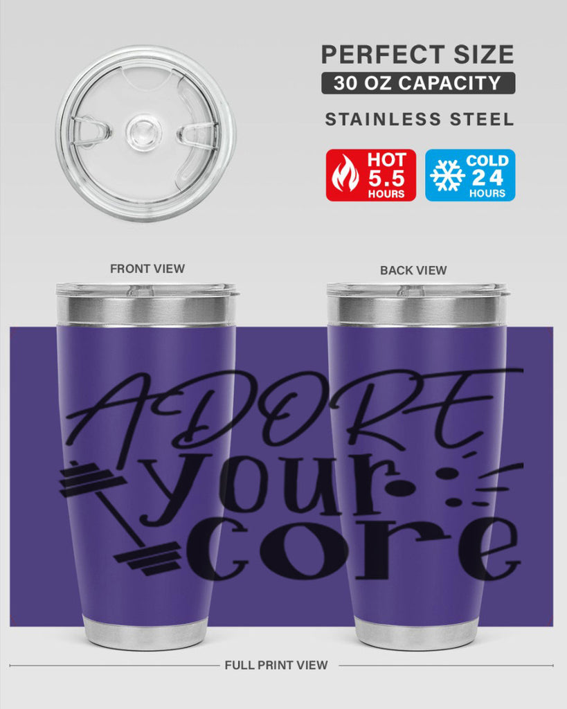 adore your core Style 111#- summer- Tumbler