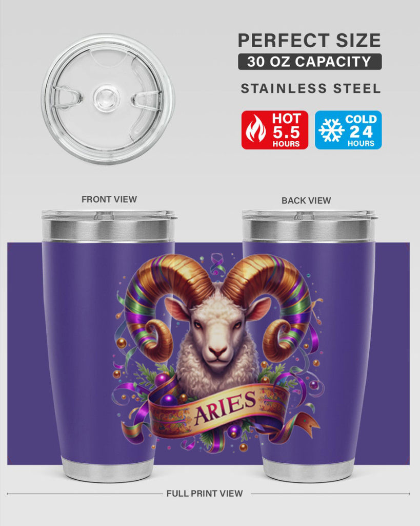 aries 136#- zodiac- Tumbler
