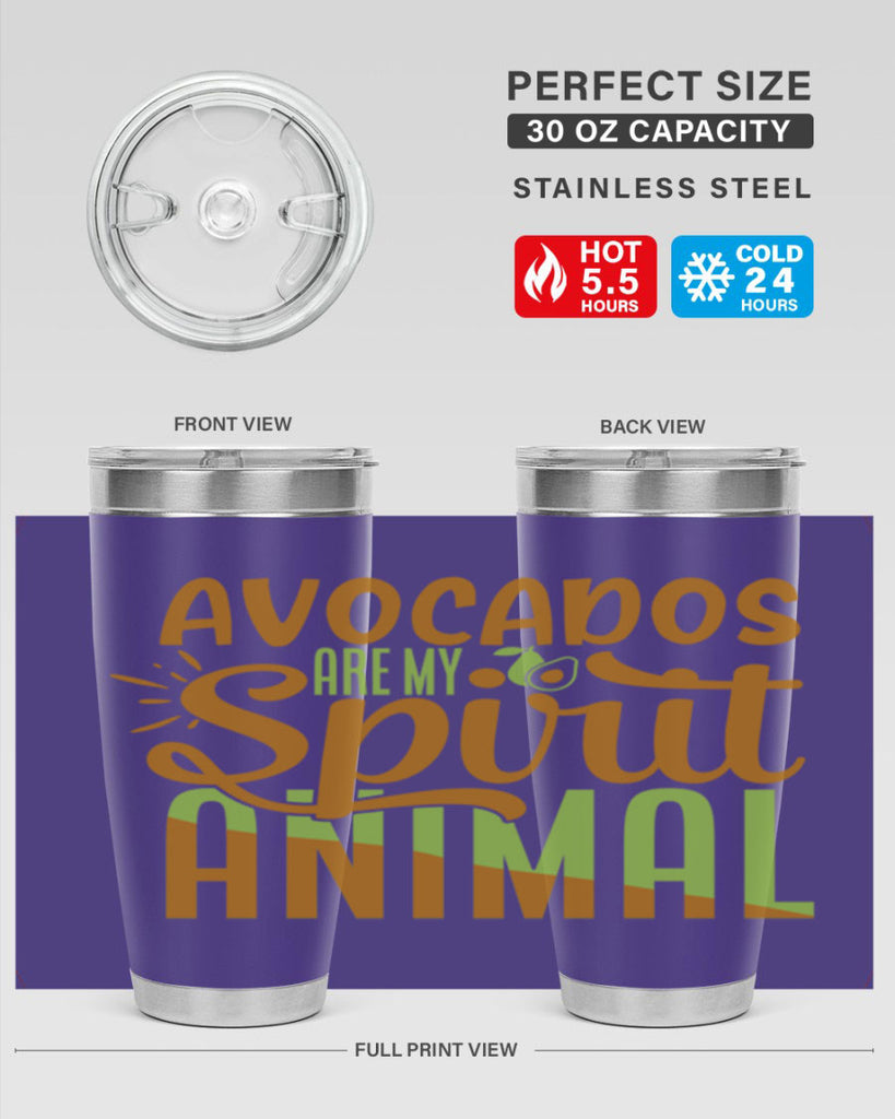 avocados are my spirit animal 9#- avocado- Tumbler