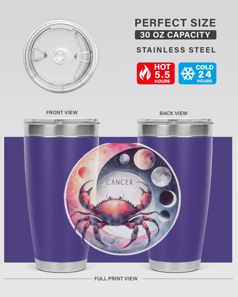 cancer 166#- zodiac- Tumbler