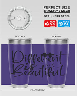different is beautiful Style 12#- autism- Tumbler