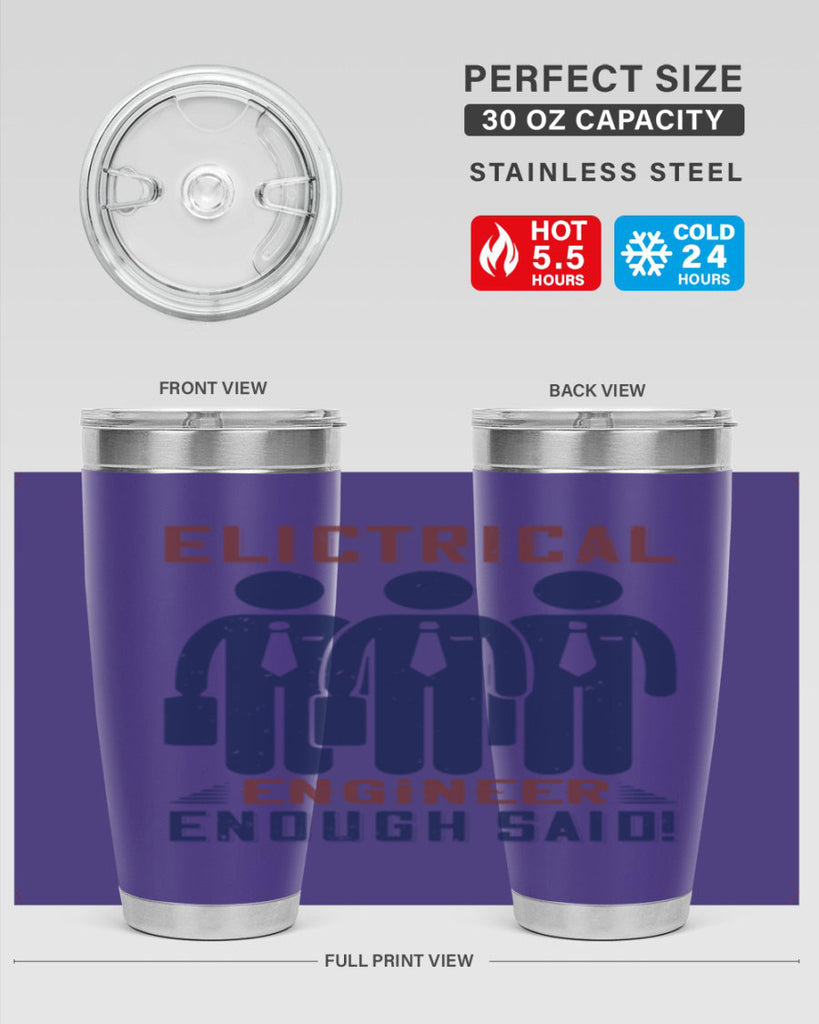 electrical engineer enough said Style 71#- engineer- tumbler