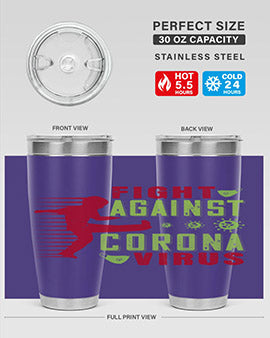fight against corona virus Style 41#- corona virus- Tumbler