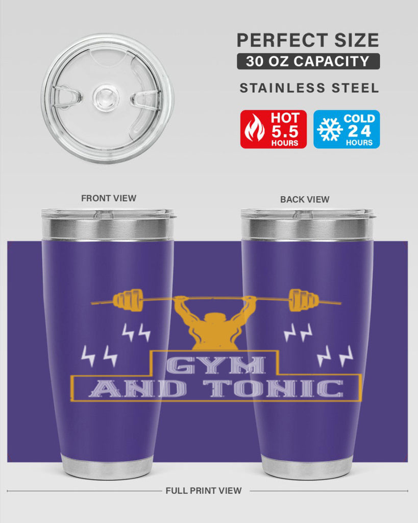 gym and tonic 100#- gym- Tumbler