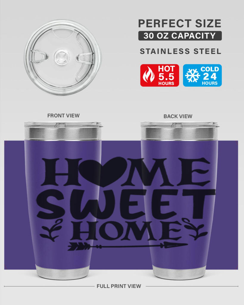 home sweet home 27#- home- Tumbler